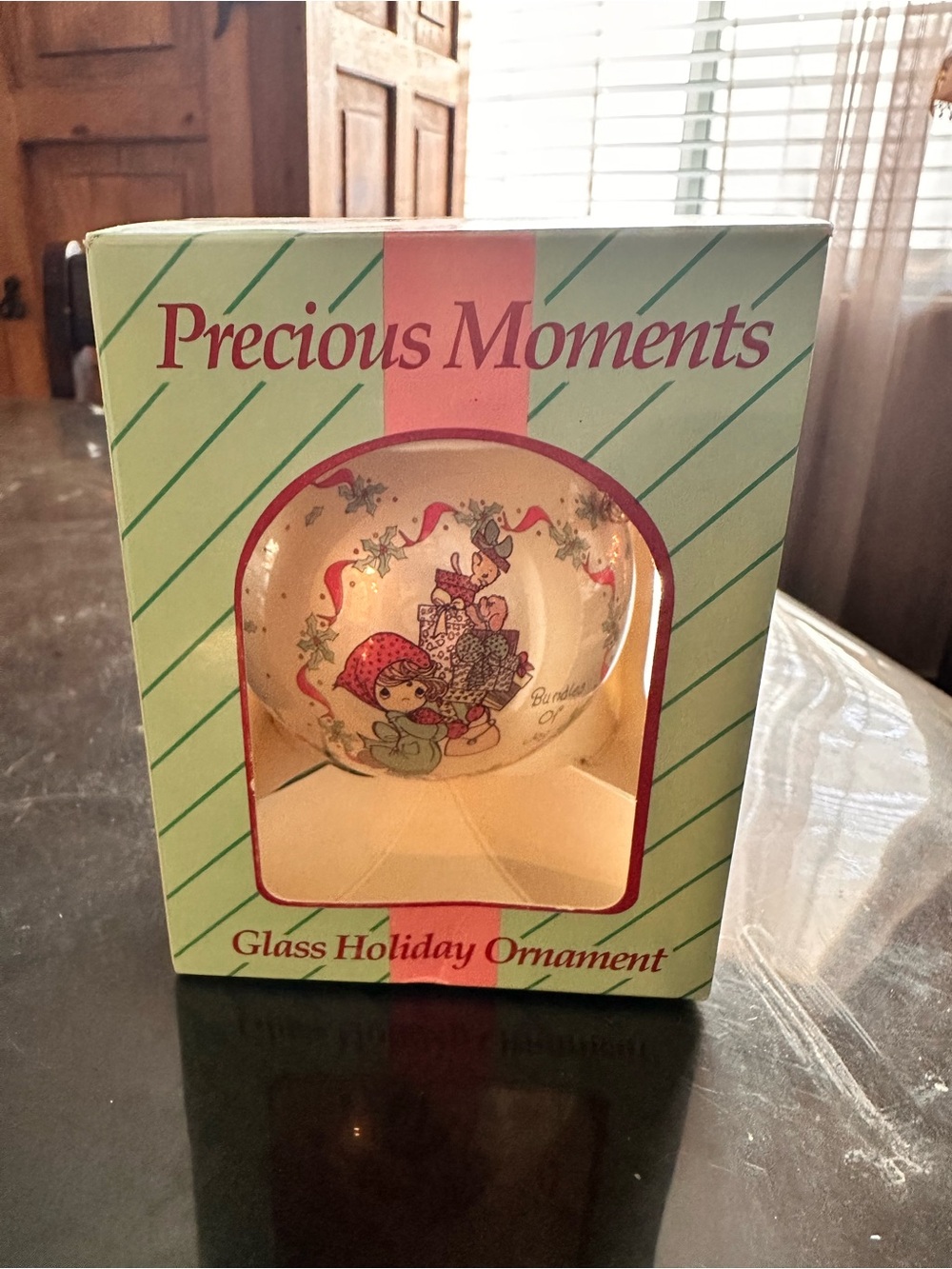 Precious Moments “Bundles Of Joy” Glass Ball Ornament 1994